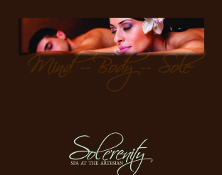 Sole'renity Spa Menu and Treatment Descriptions